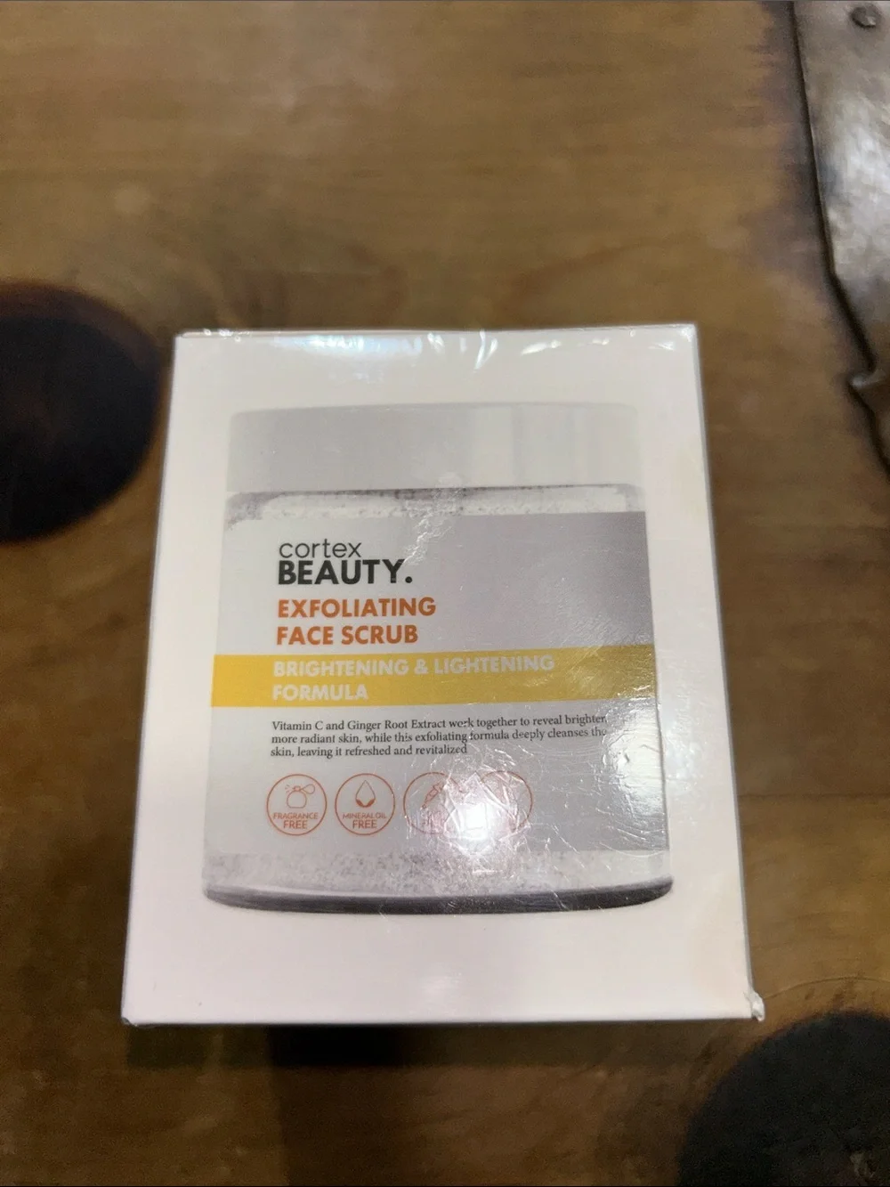 Cortex Beauty Exfoliating Face Scrub Brightening & Lightening Formula 10 oz NIB
